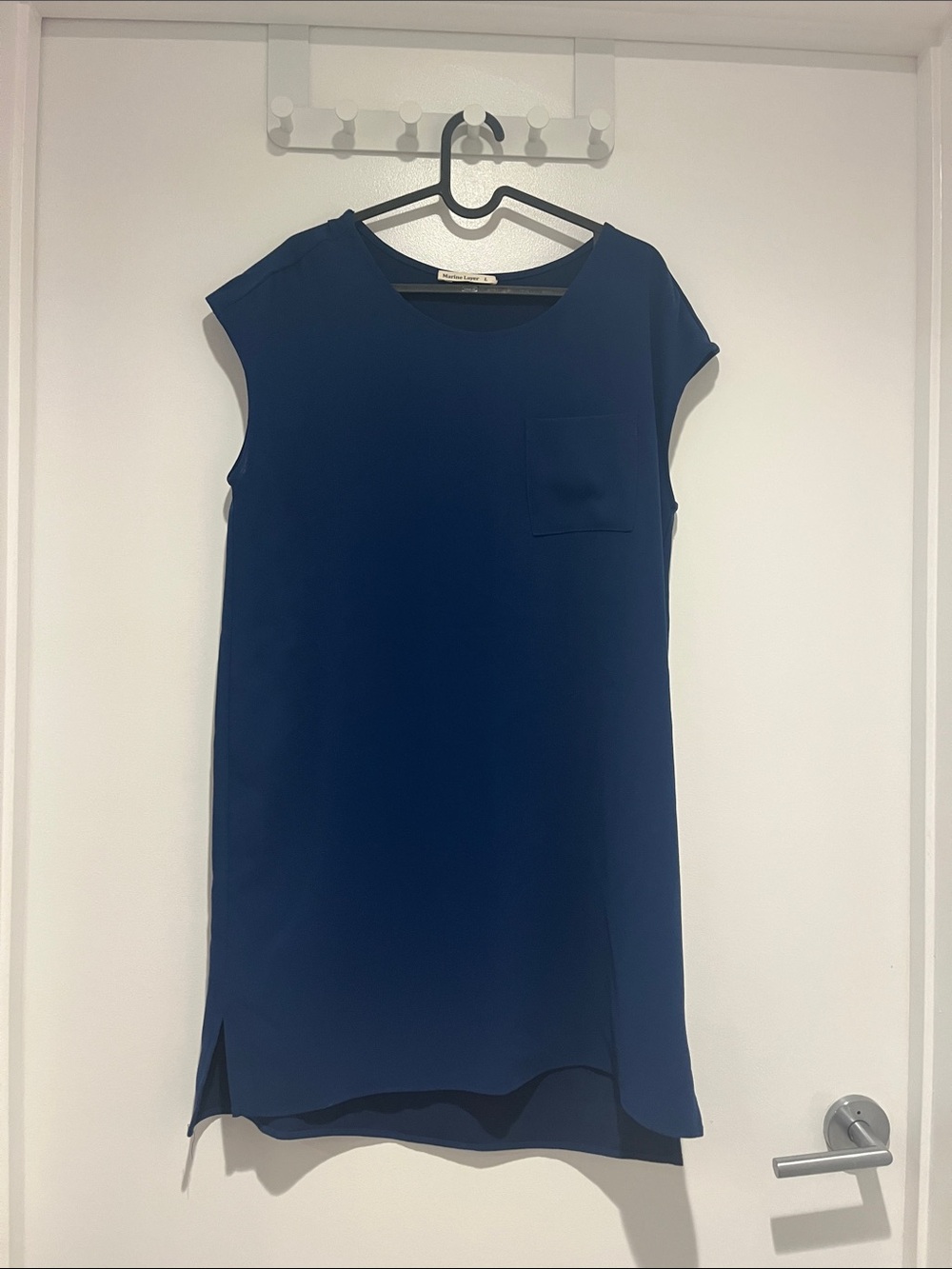 Marine Layer Dark Navy Shift Mini Dress